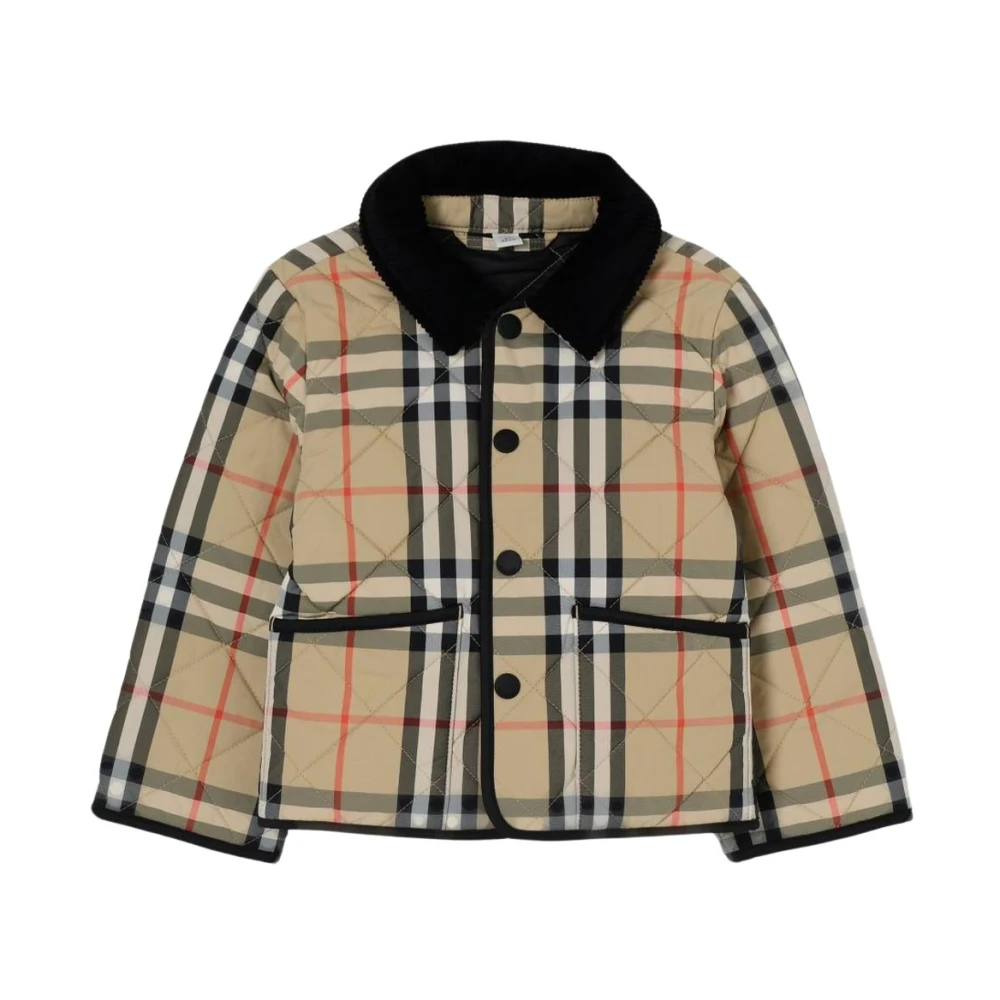 Burberry Unisex Beige Quilted Jacket