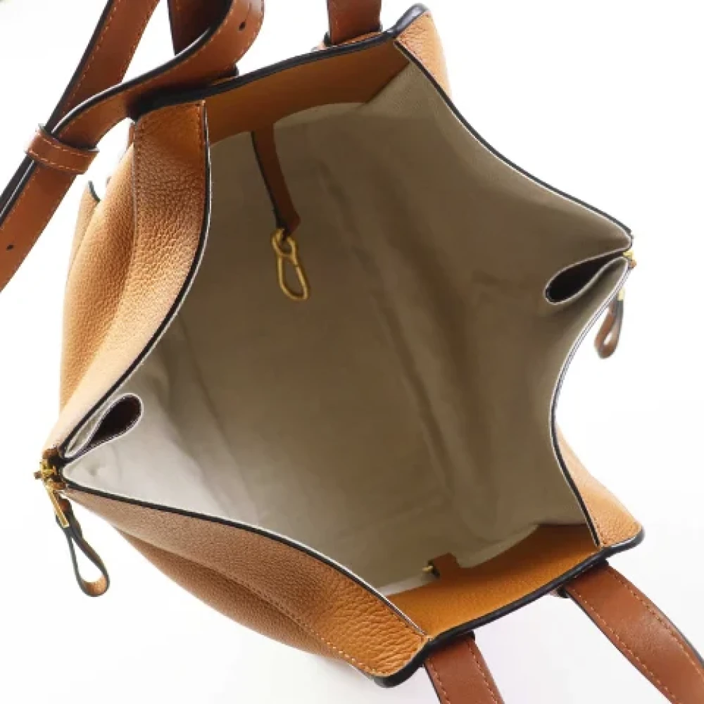 Loewe Pre-owned Leather handbags Brown Dames