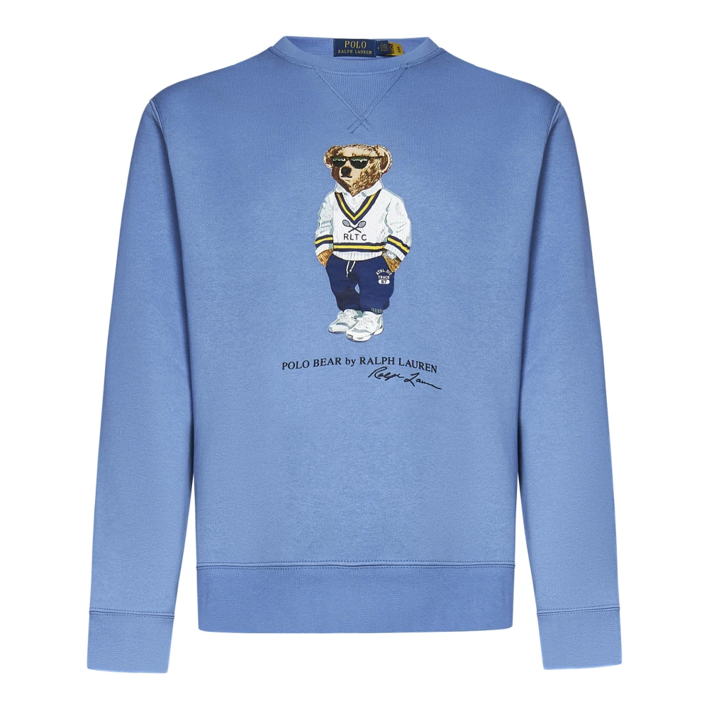 Polo Ralph Lauren Clear Blue Crewneck Sweatshirt Blue Heren