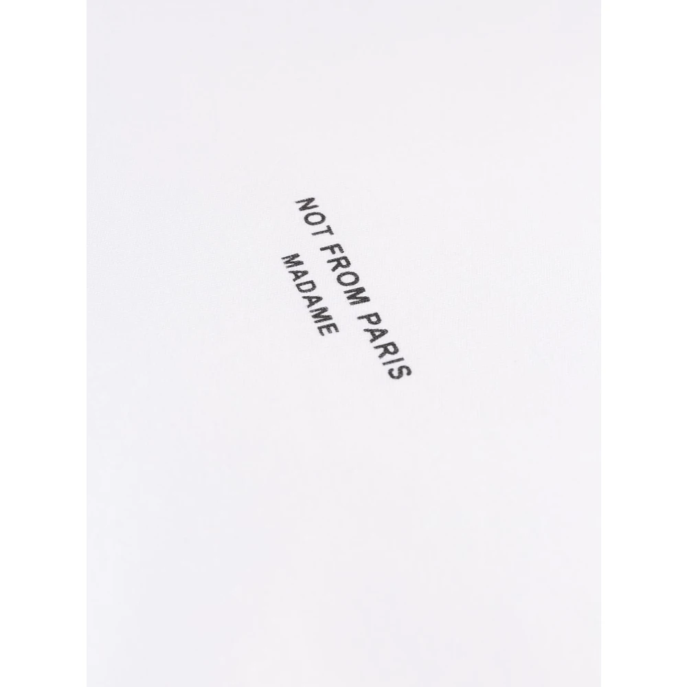 Drole de Monsieur Witte T-Shirt Klassieke Stijl White Heren