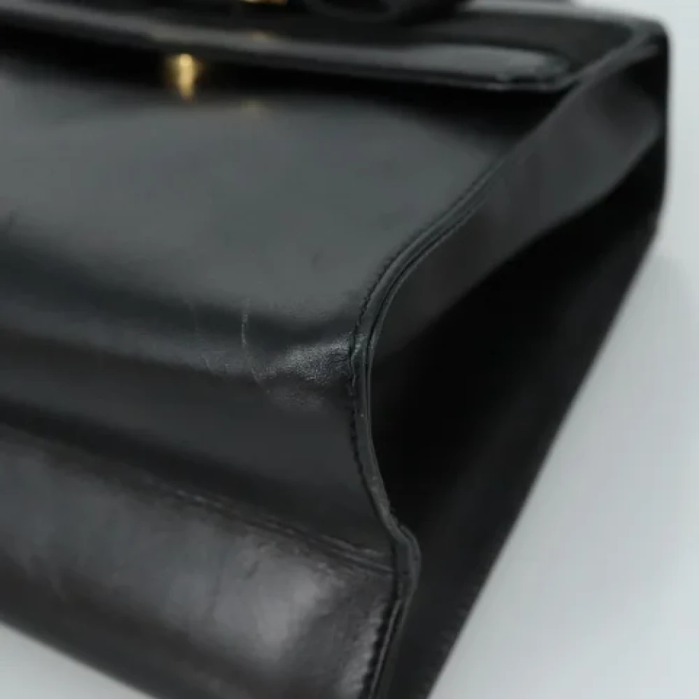 Salvatore Ferragamo Pre-owned Leather handbags Black Dames