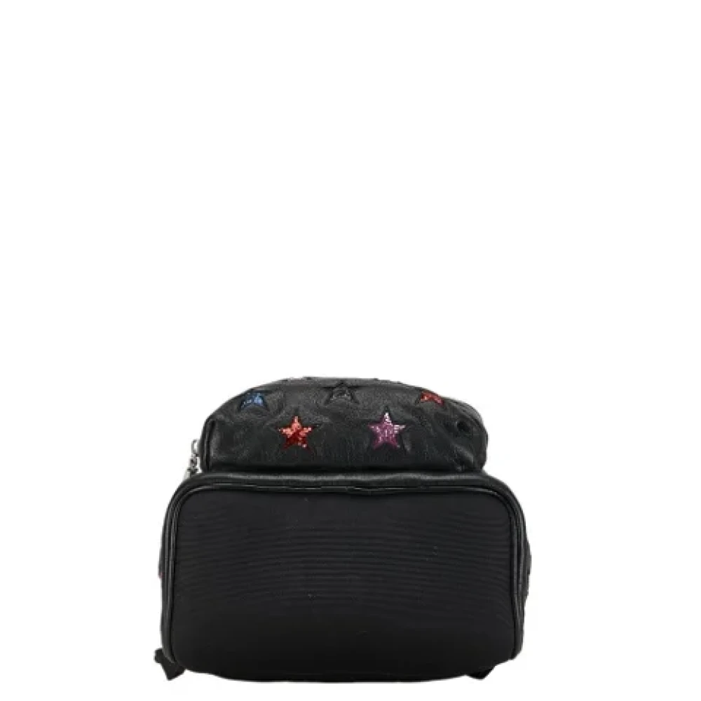 Saint Laurent Vintage Pre-owned Leather backpacks Black Dames