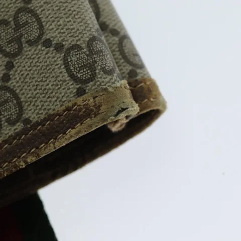 Gucci Vintage Pre-owned Leather totes Beige Dames