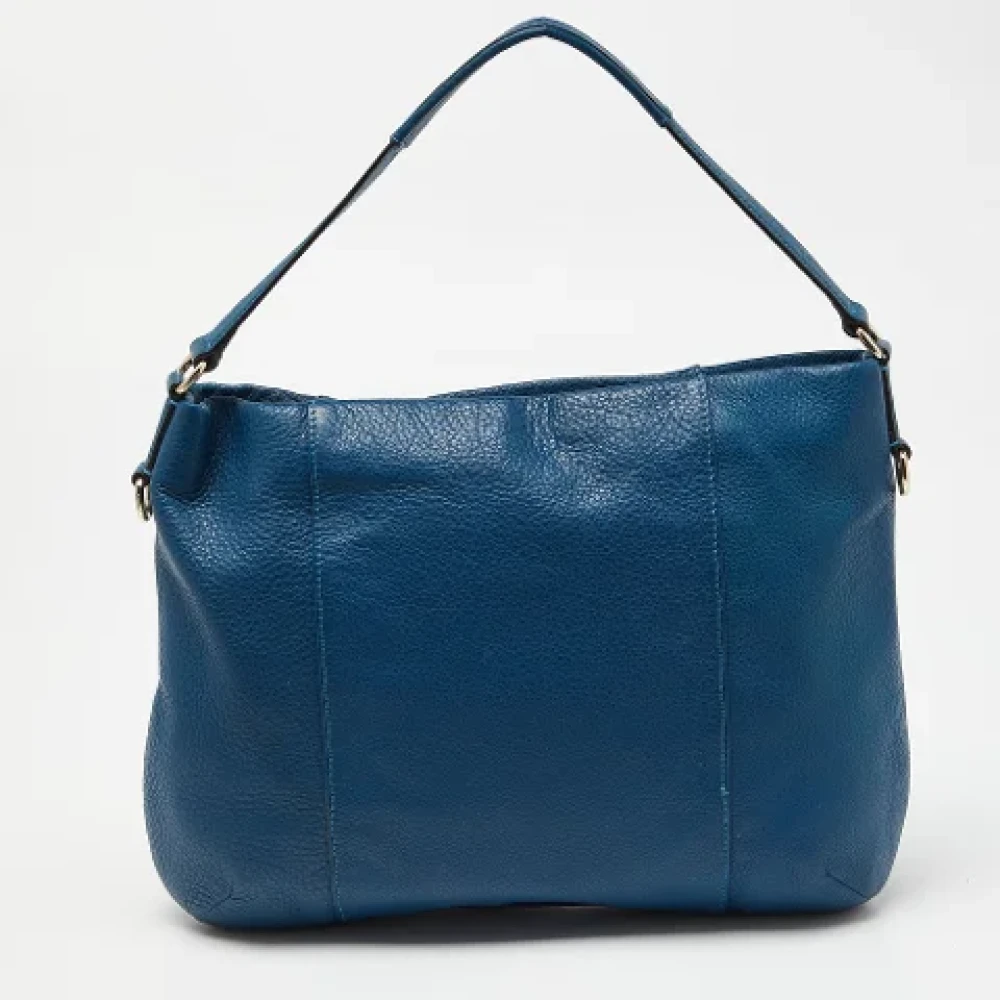 Coach Pre-owned Leather handbags Blue Dames