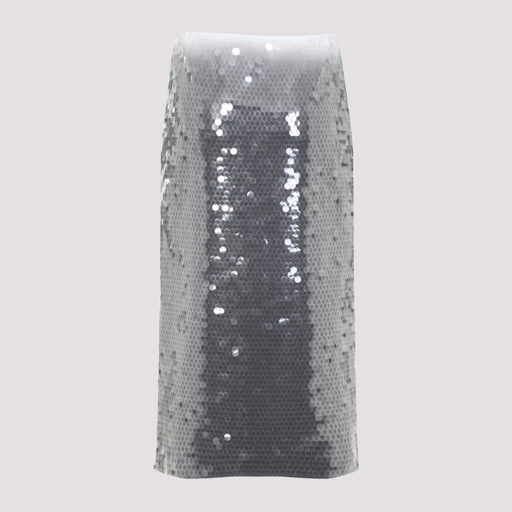 SPORTMAX Grijze Rok voor Vrouwen Elegante Stijl Gray Dames