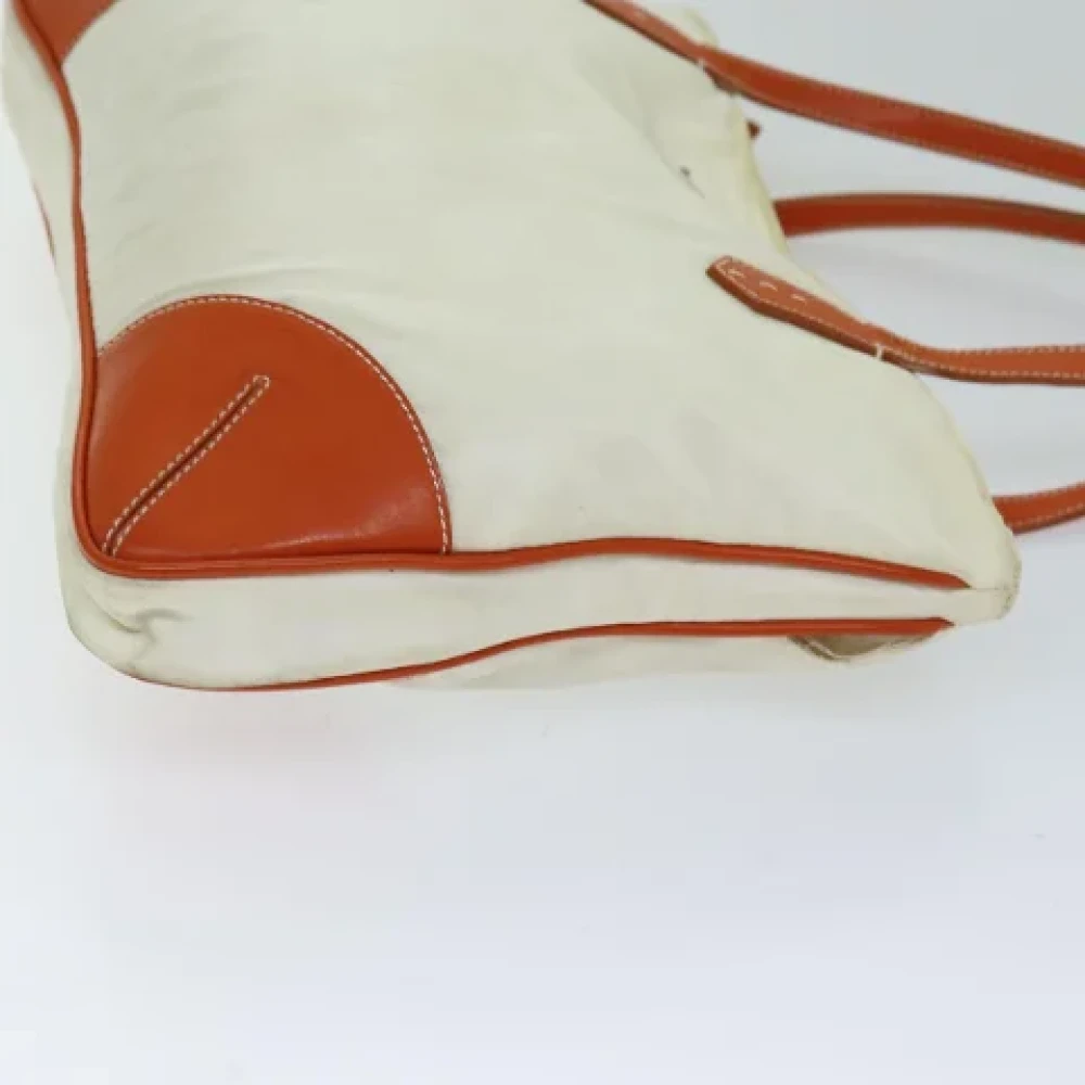 Prada Vintage Pre-owned Nylon totes Beige Dames