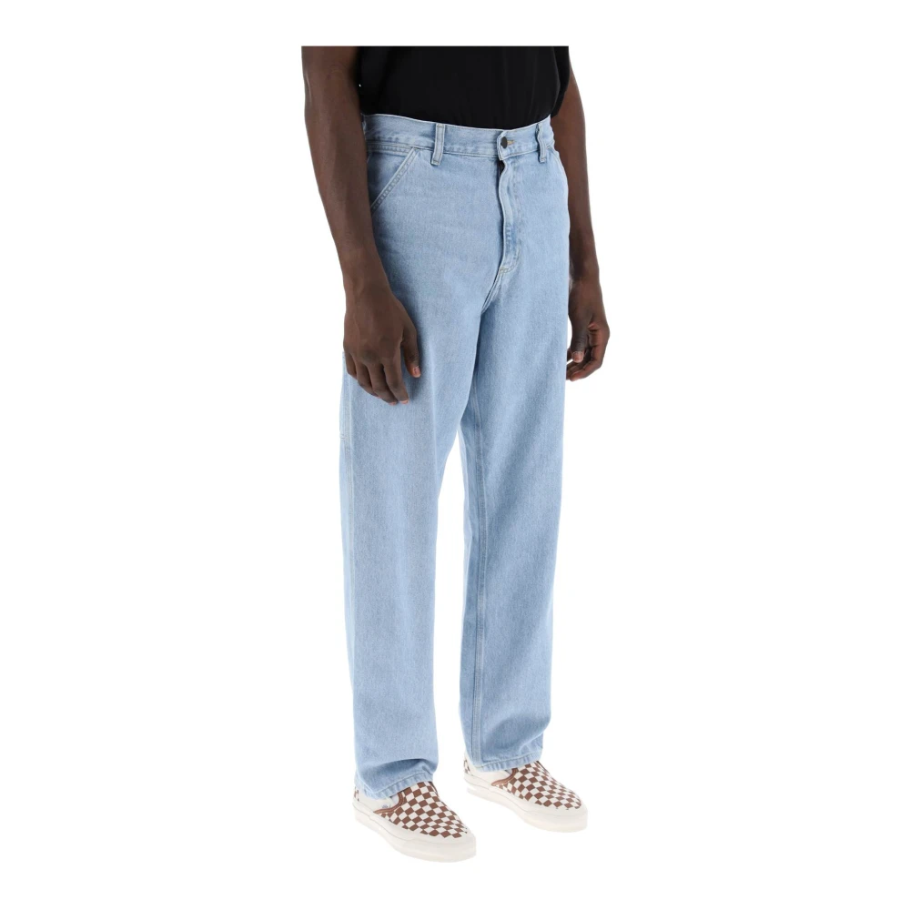 Carhartt WIP Relaxed Fit Werkkleding Denim Jeans Blue Heren