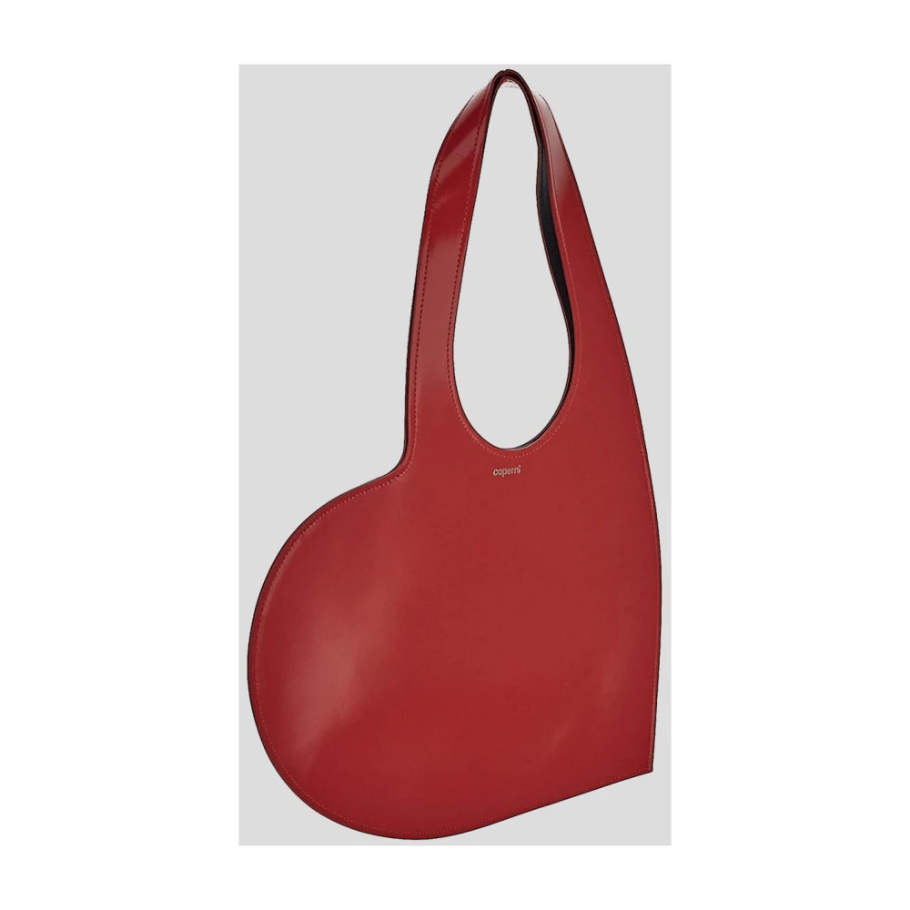 Coperni Hart Leren Tote Tas Red Dames
