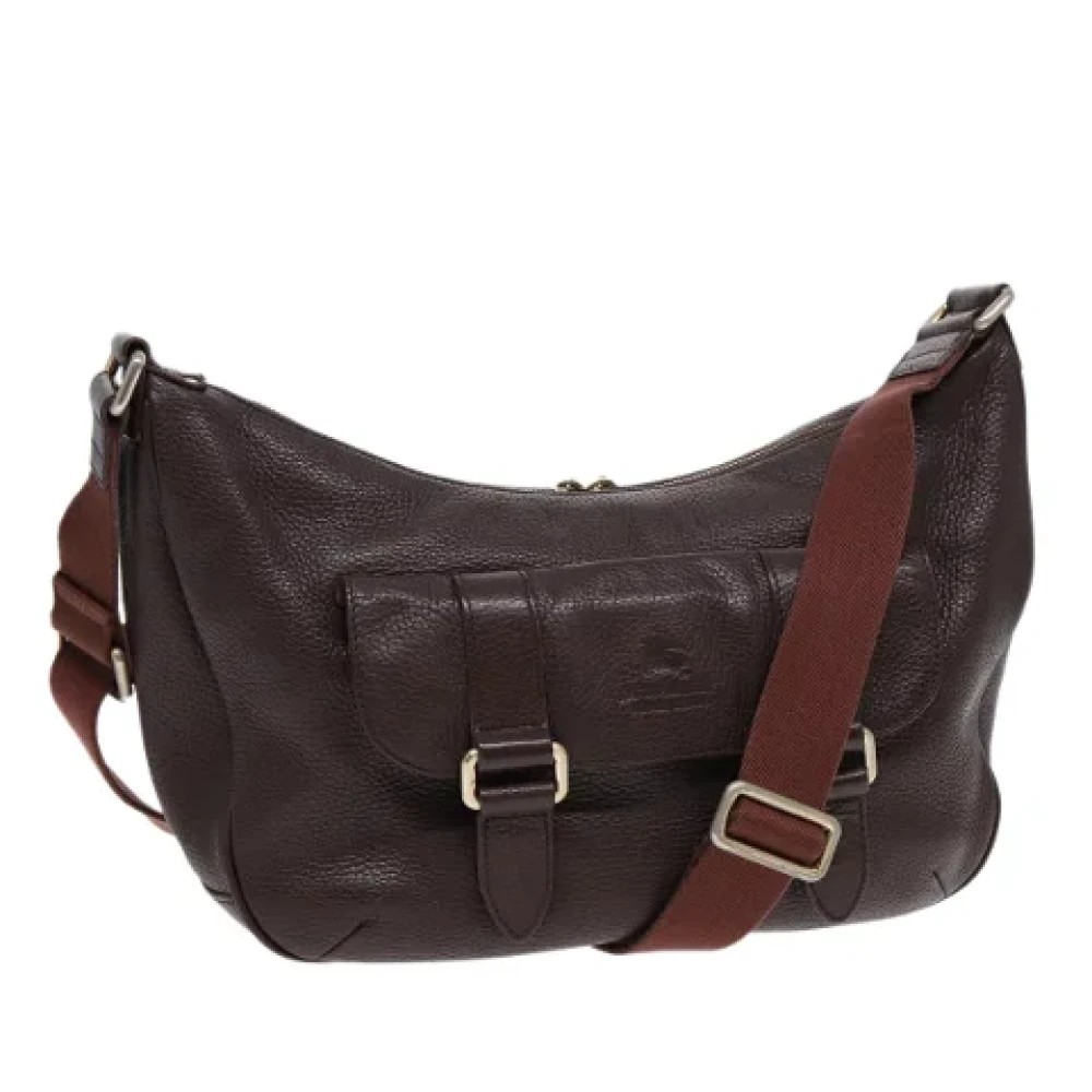 Burberry Vintage Pre-owned Fabric shoulder-bags Brown Dames