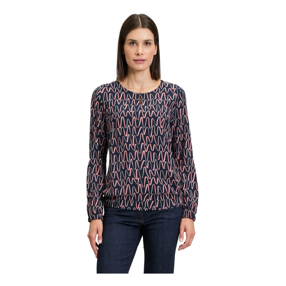 Betty Barclay Blouse met patroon vrouwelijke stijl Multicolor Dames