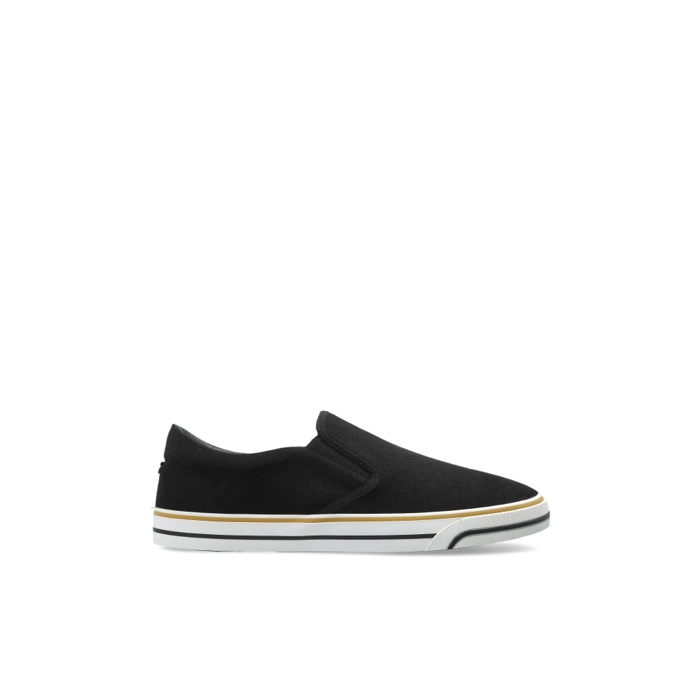 Dolce & Gabbana Mannelijk Zwart Schoenen Heren, 45 Eu, Slip-On Sneakers