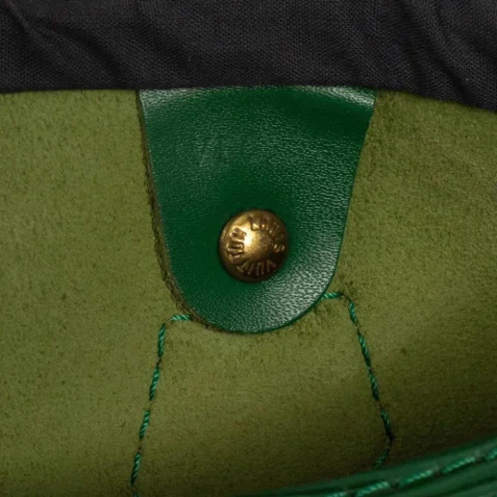 Louis Vuitton Vintage Pre-owned Leather handbags Green Dames