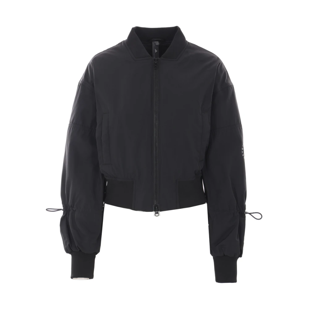 Adidas by stella mccartney Gekropt Bomberjack Black Dames