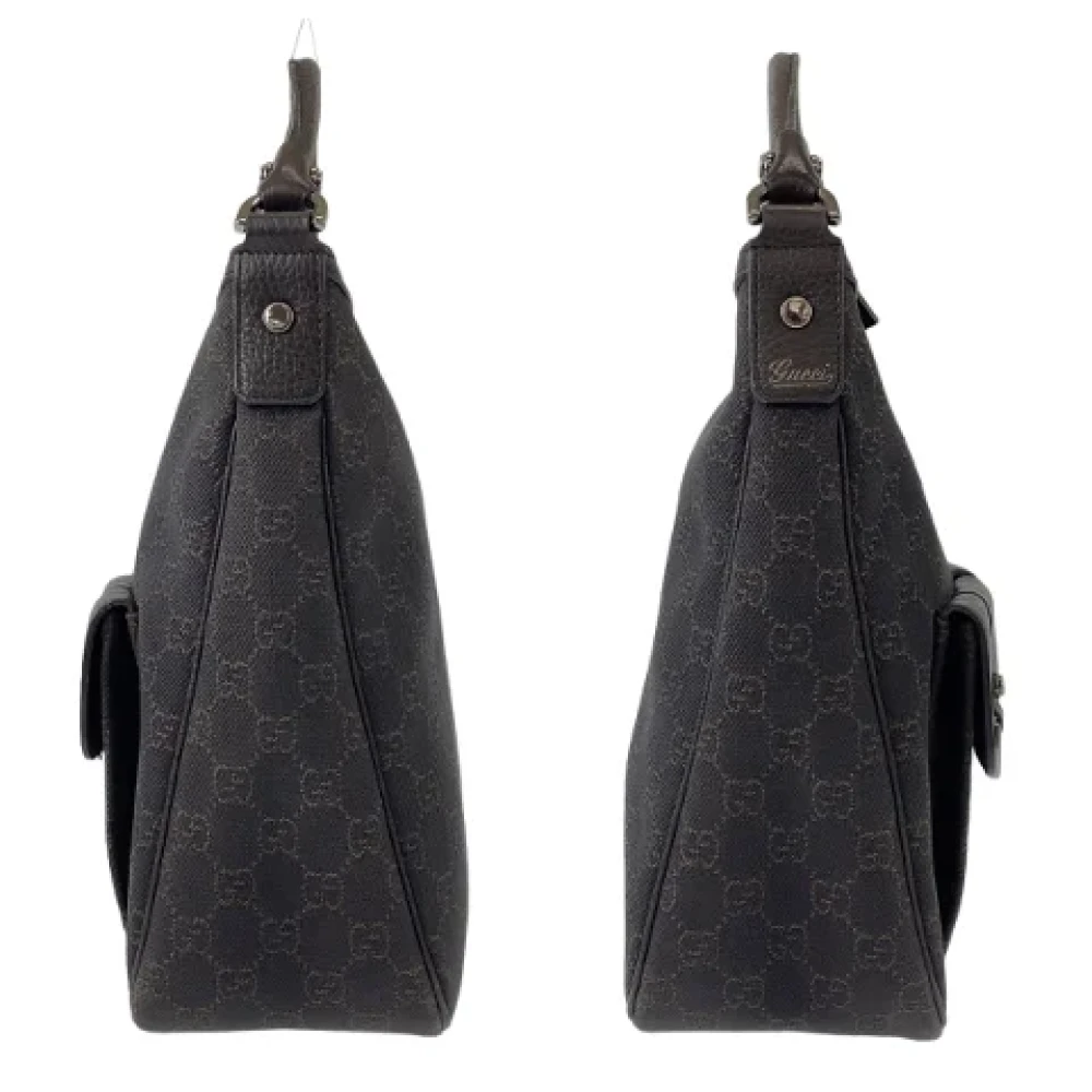 Gucci Vintage Pre-owned Canvas handbags Brown Dames