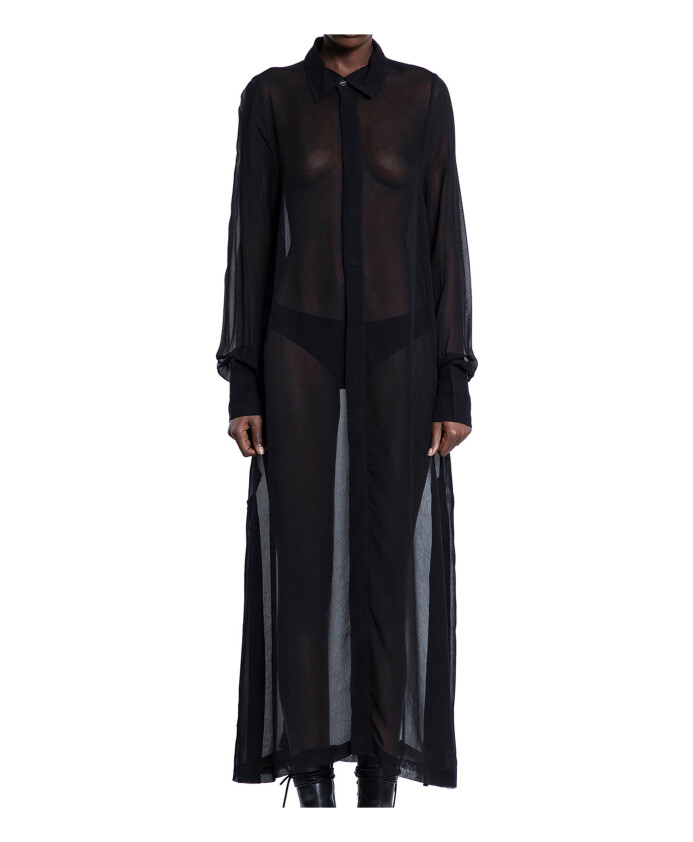 sheer-black-dress-classic-collar