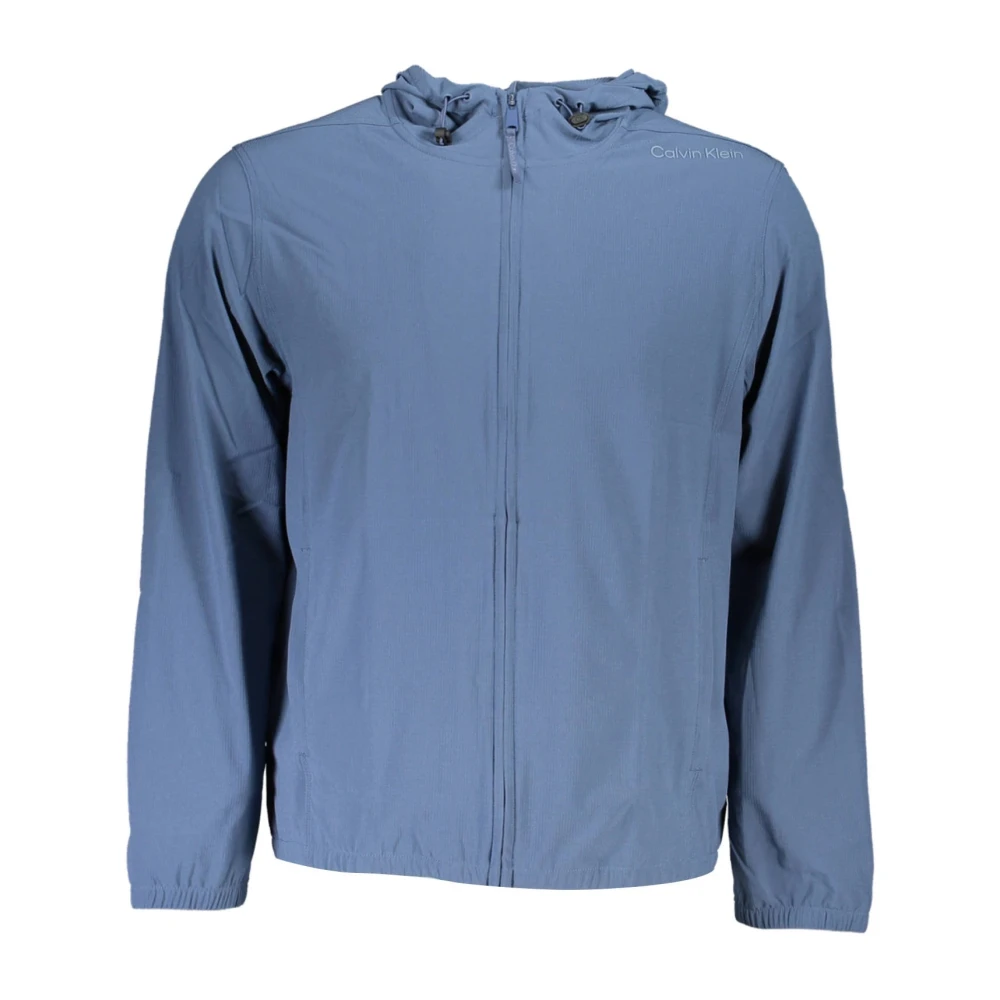 Calvin Klein Men's Blue Zipped Sweatshirt