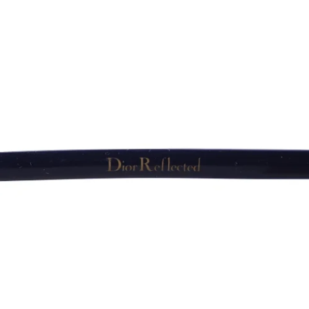 Dior Vintage Pre-owned Metal sunglasses Yellow Dames