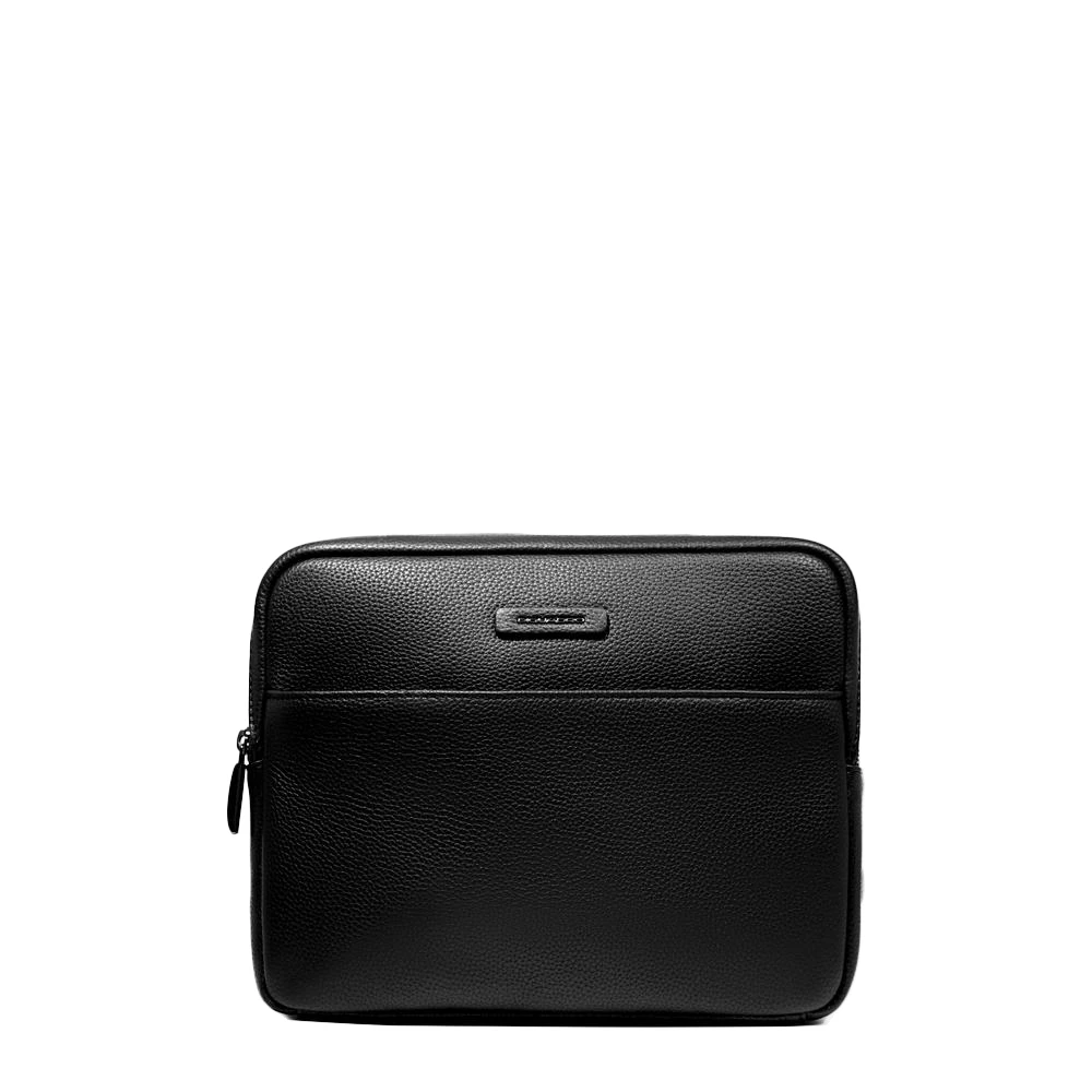 Piquadro Svart Ipad Crossbody Bag