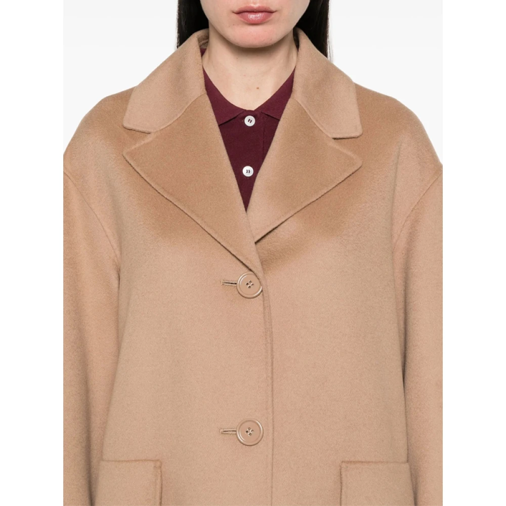 Max Mara Wollen Coconjas Brown Dames