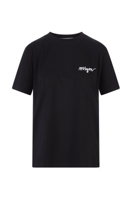 t-shirt-noir-avec-logo-brode