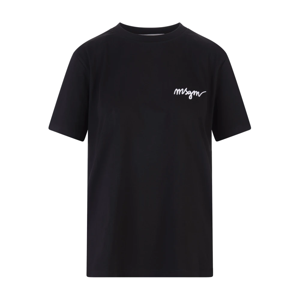 Msgm - Tops > T-Shirts - Black - Msgm - Modalova