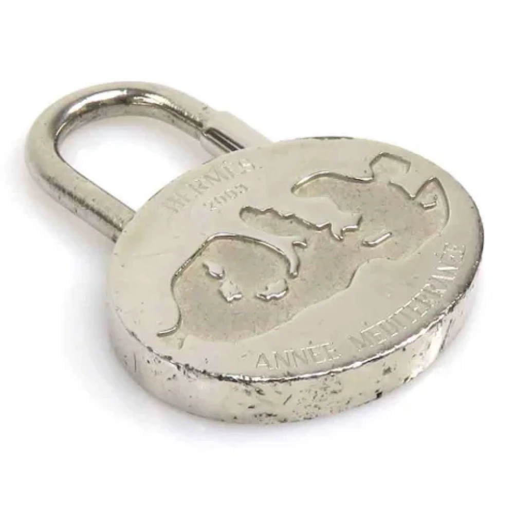 Hermès Vintage Pre-owned Fabric key-holders Gray Dames