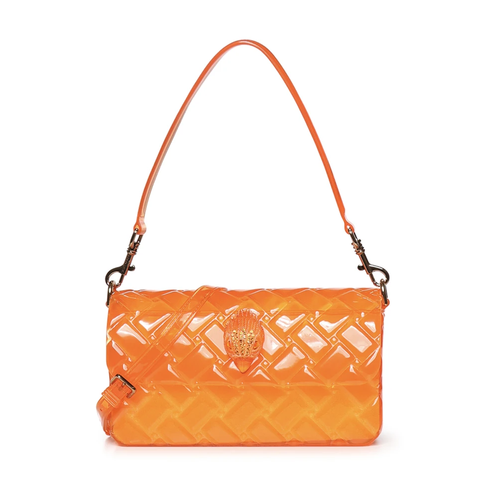 Kurt Geiger Women's Orange Jelly Kensington Shoulder Bag - Shoulder Bags - One Size - Bags