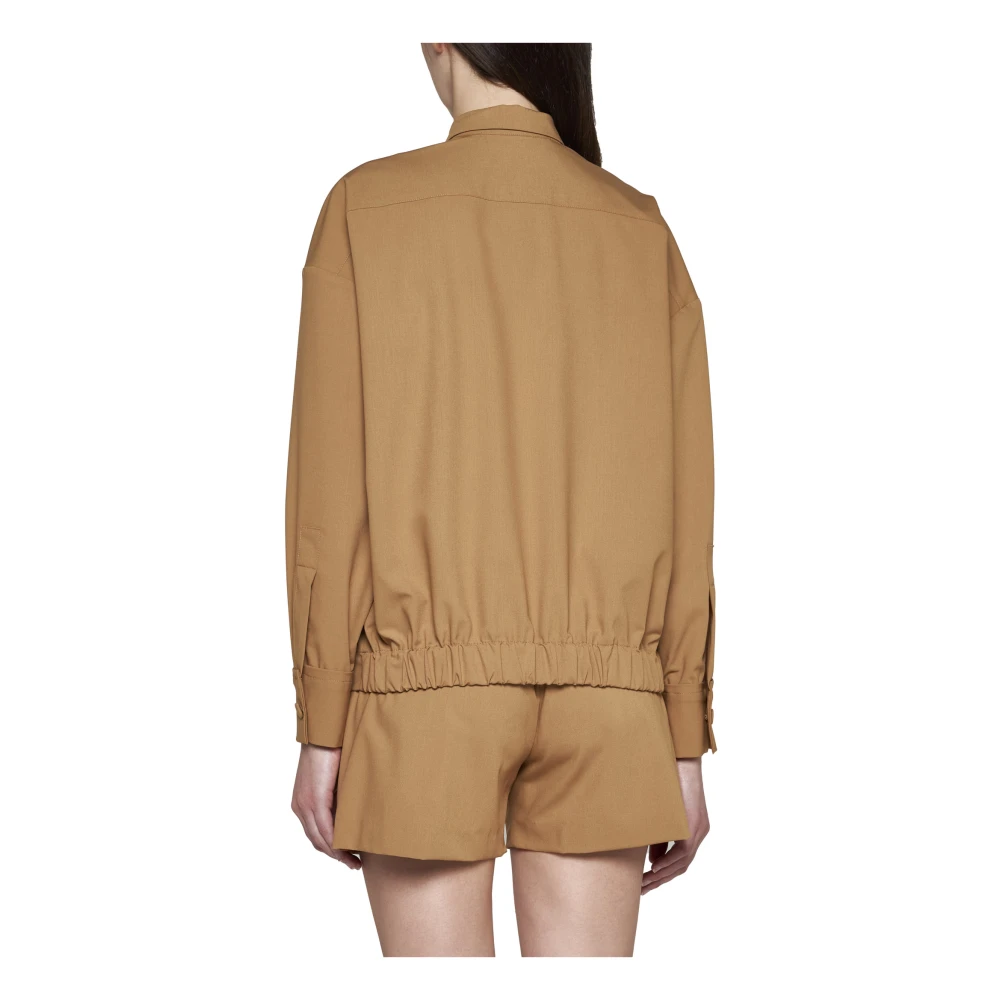 Blanca Vita Bruine Leren Jassen Brown Dames