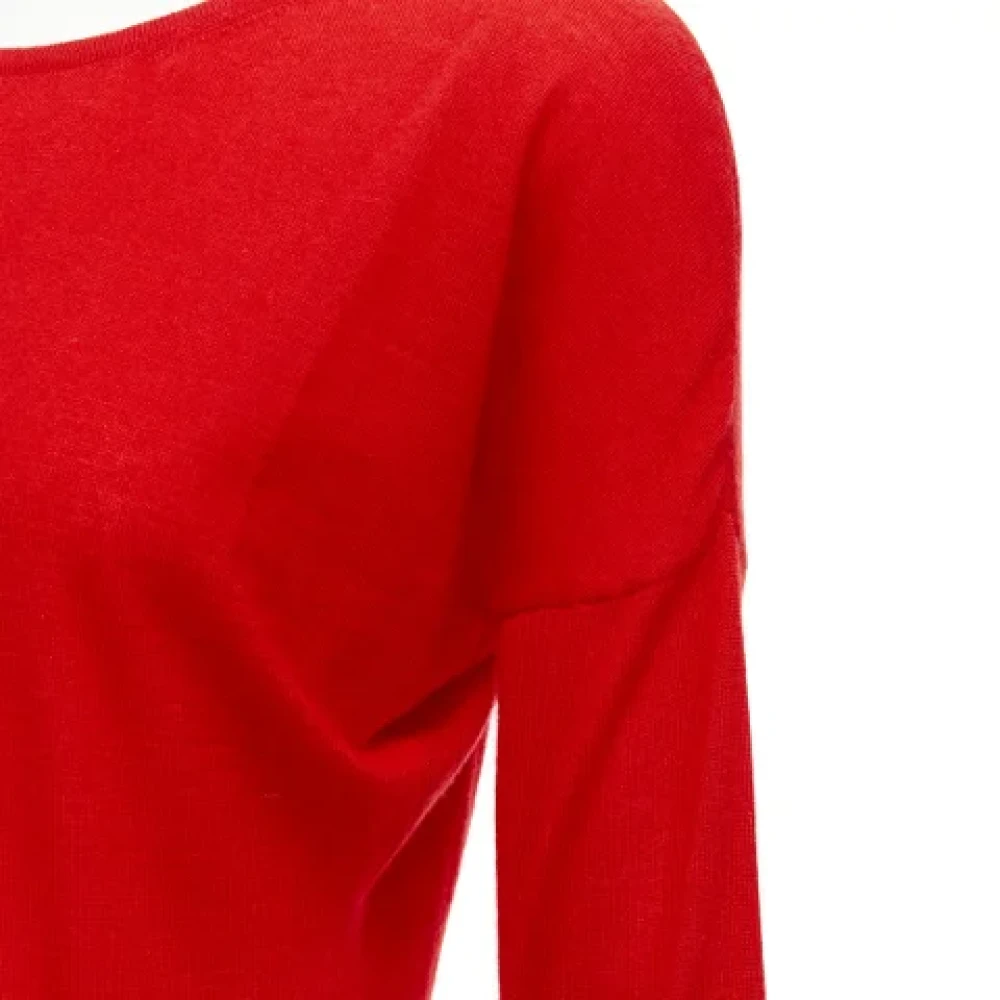 Alexander McQueen Pre-owned Cashmere tops Red Dames