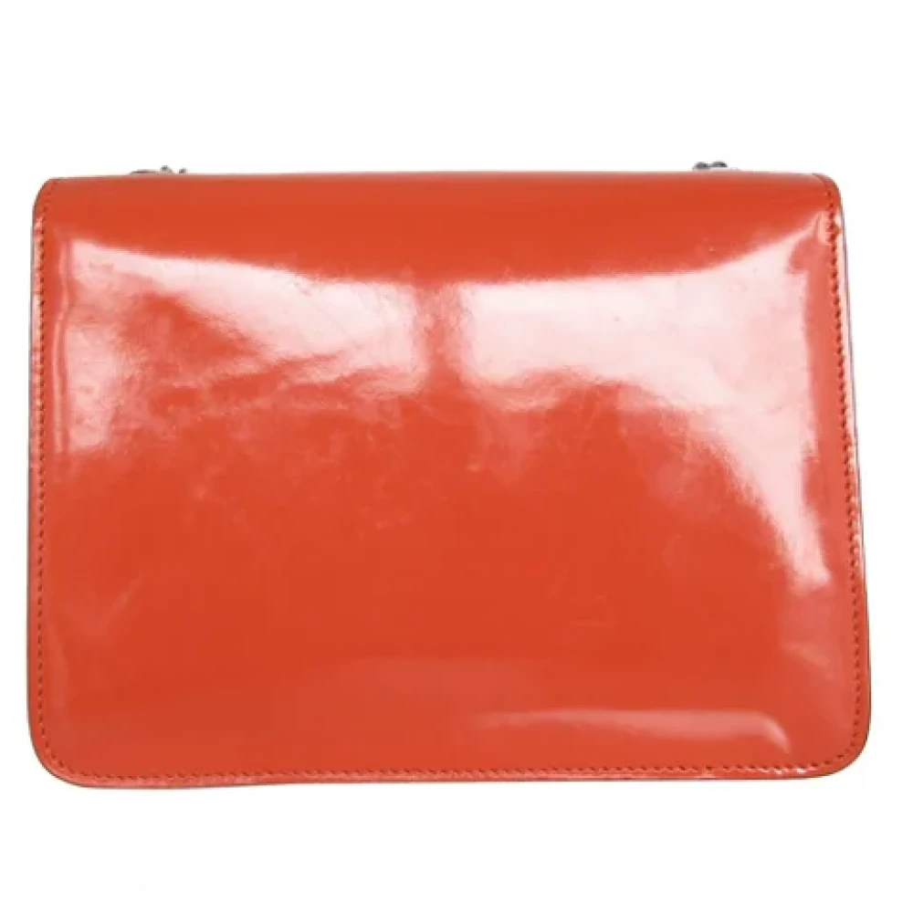 Gucci Vintage Pre-owned Leather gucci-bags Orange Dames