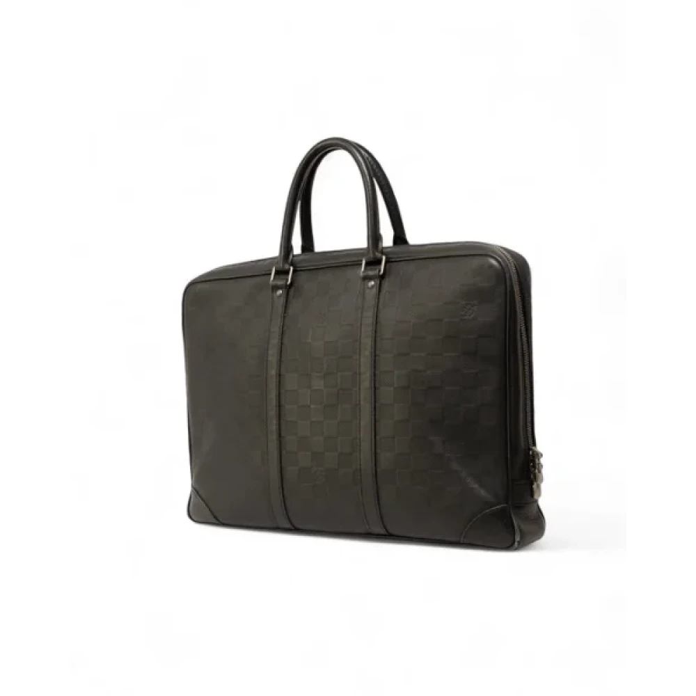 Louis Vuitton Vintage Pre-owned Fabric handbags Black Dames