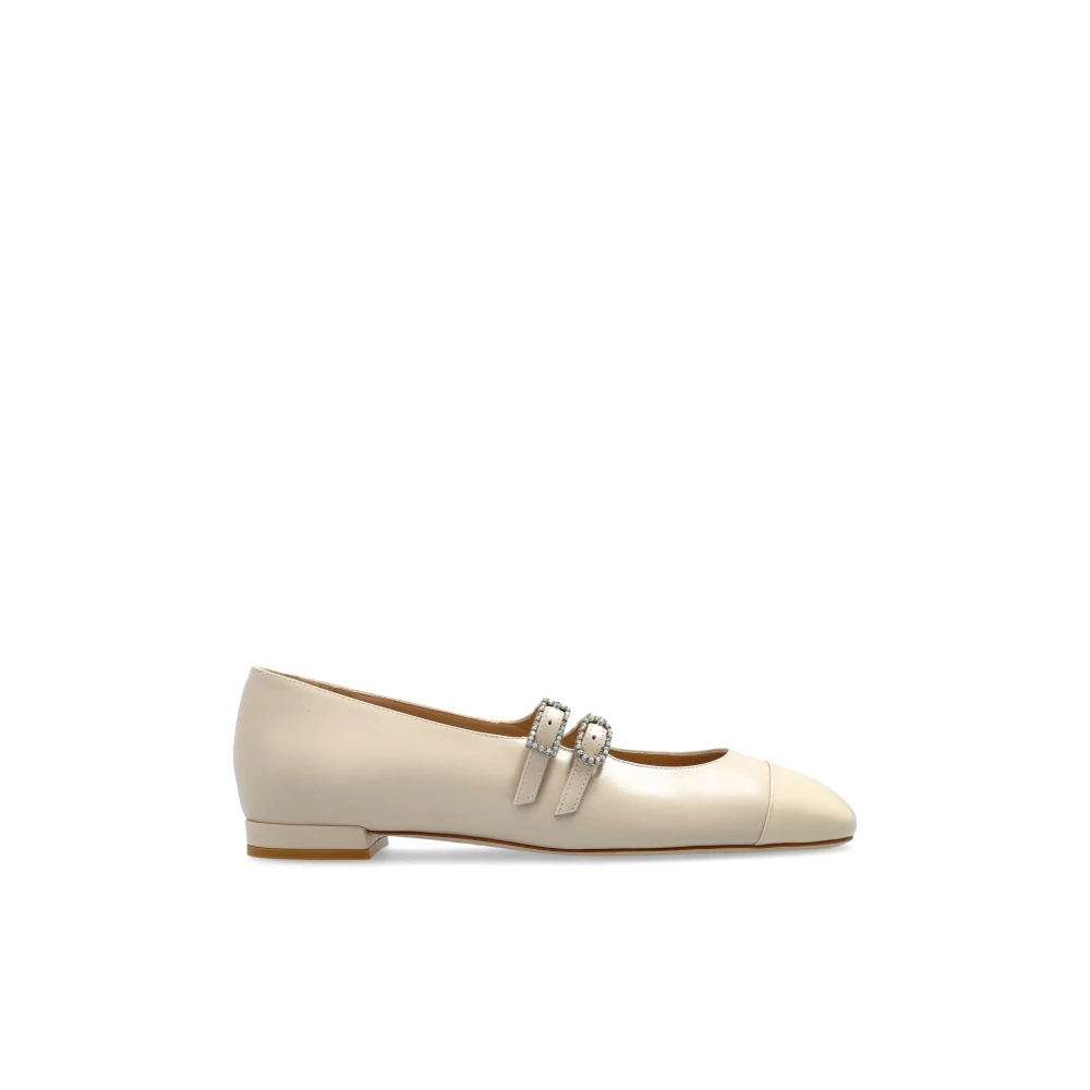 Stuart Weitzman Beige Balettlägenheter Celeste