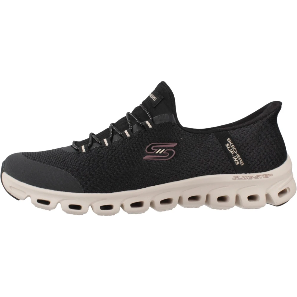 Skechers Glide-Step Vibey Dames Schoenen Zwart