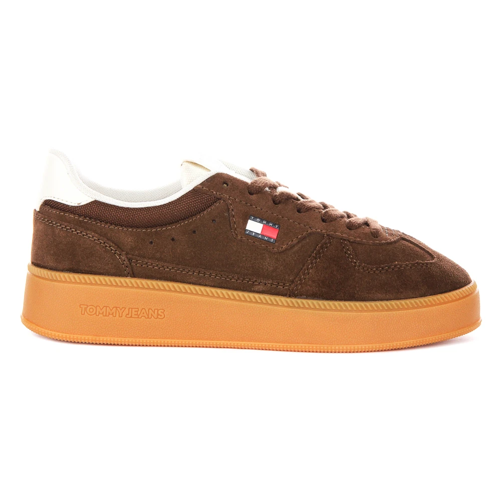 Tommy Jeans Women's Brown Greenwich Edge Trainers - Sneakers - 5 Uk - Shoes