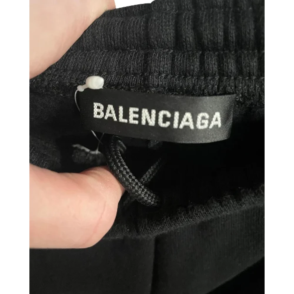 Balenciaga Vintage Pre-owned Cotton bottoms Black Heren