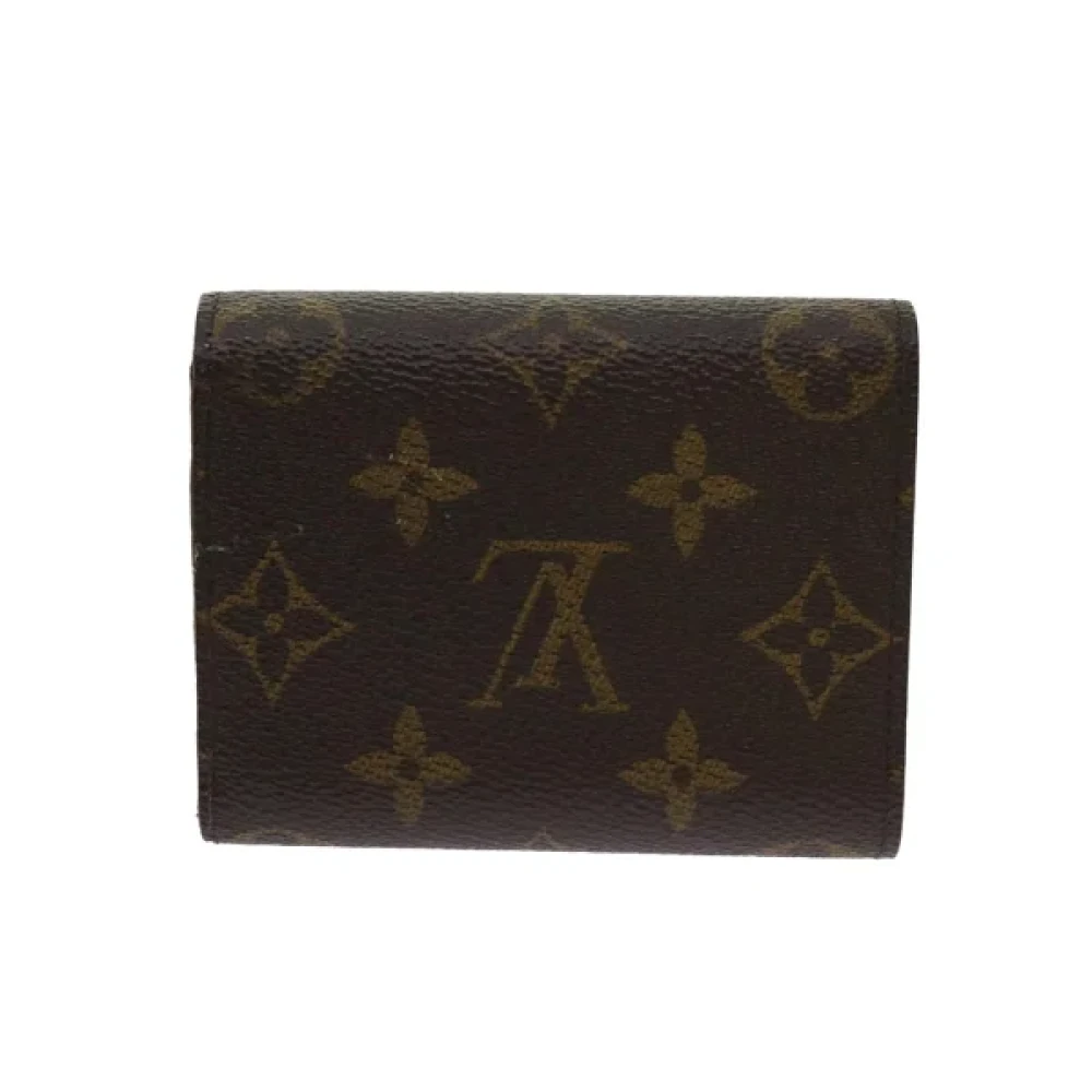 Louis Vuitton Vintage Pre-owned Coated canvas wallets Brown Dames