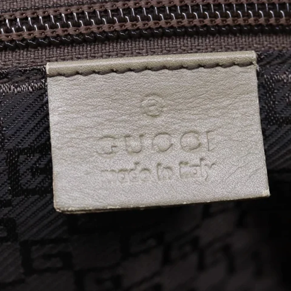 Gucci Vintage Pre-owned Fabric totes Beige Dames