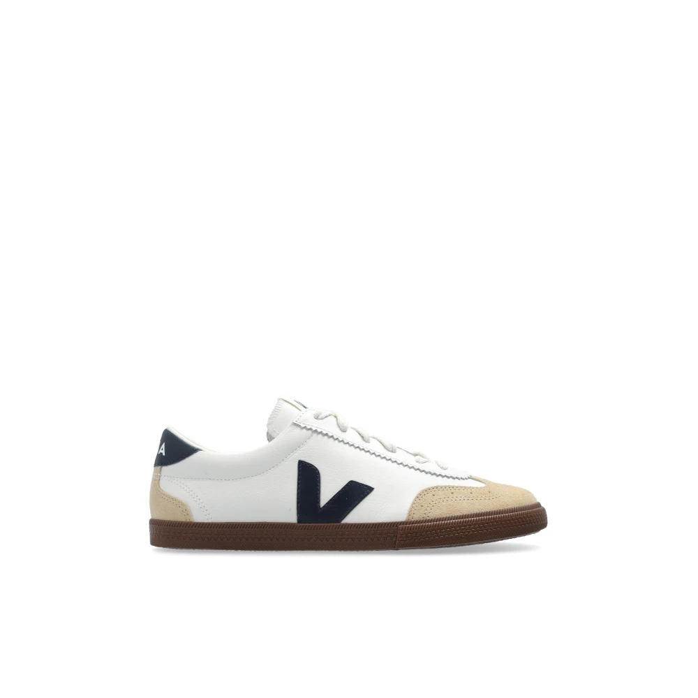 Veja Women's White Sneakers, 7 Uk, Volley Leather Trainers