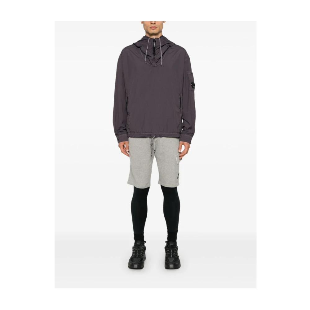 C.P. Company Gehoode Overshirt Jassen Gray Heren