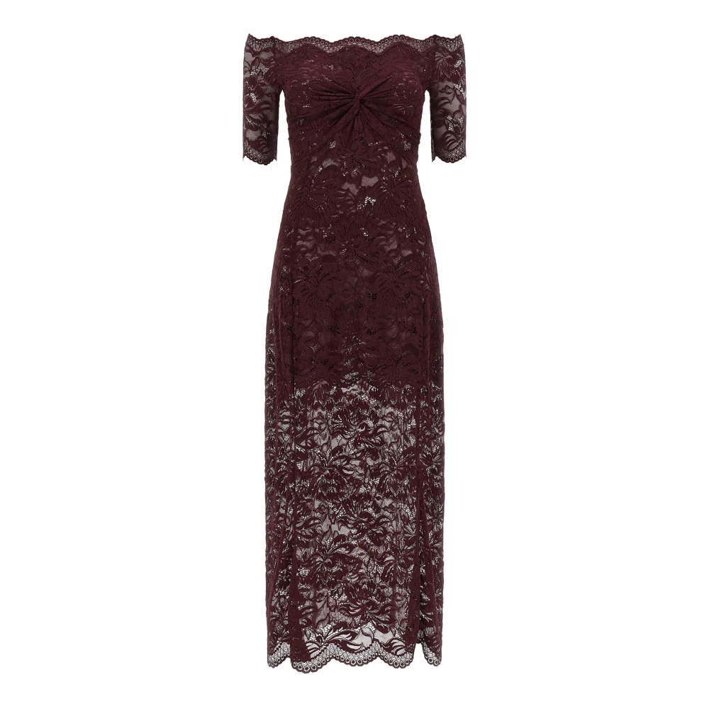 Rabanne Purple Maxi Dresses, Female, Xs, Dresses