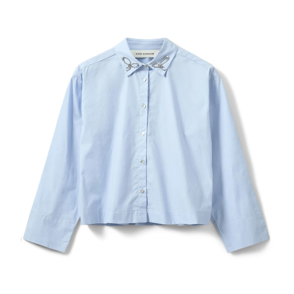Sofie Schnoor Elegante Ellidasw Shirt in IJsblauw Blue Dames