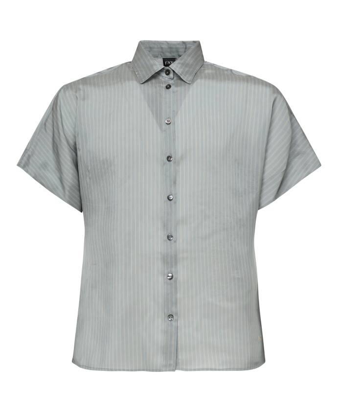 chemise-en-soie-a-rayures-bleues