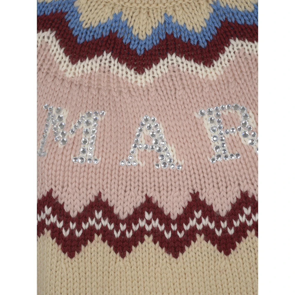 Blumarine Crew Neck Sweater Collectie Multicolor Dames