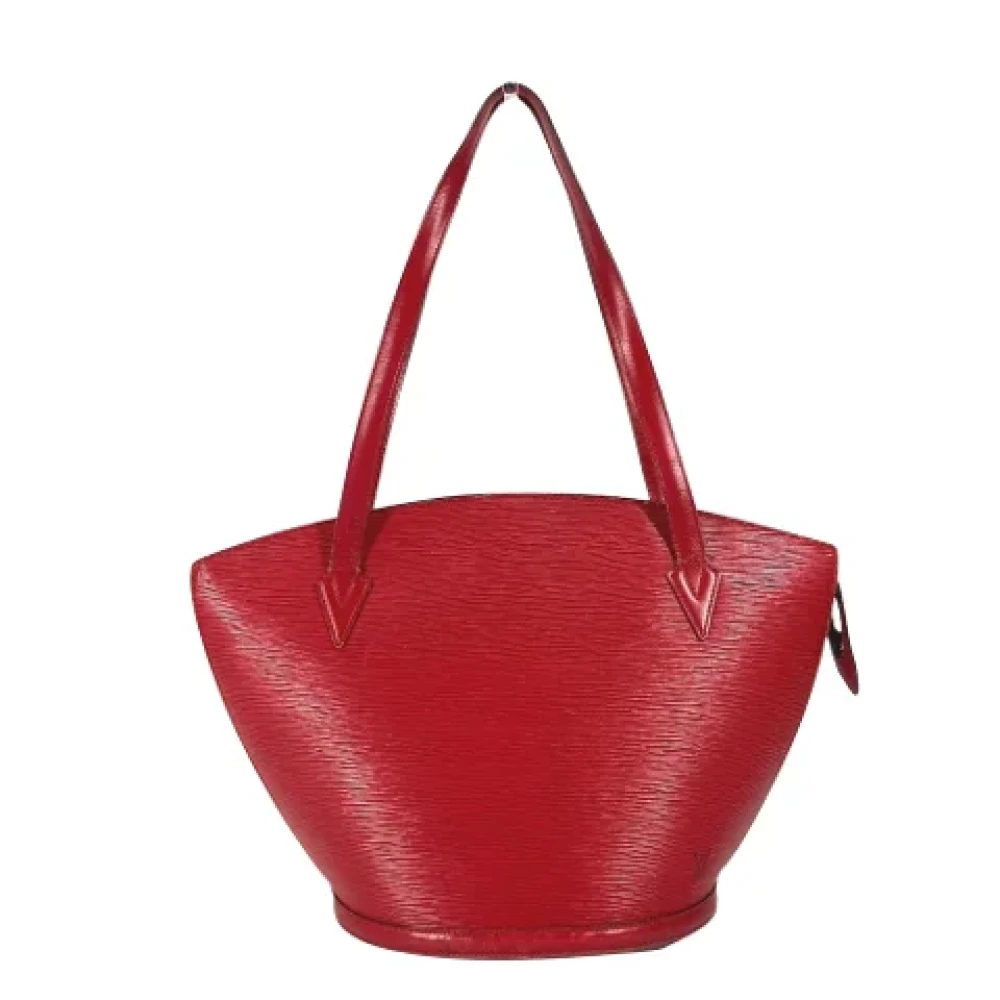 Louis Vuitton Vintage Pre-owned Leather louis-vuitton-bags Red Dames