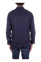 chemise-bleue-a-boutons-en-lin