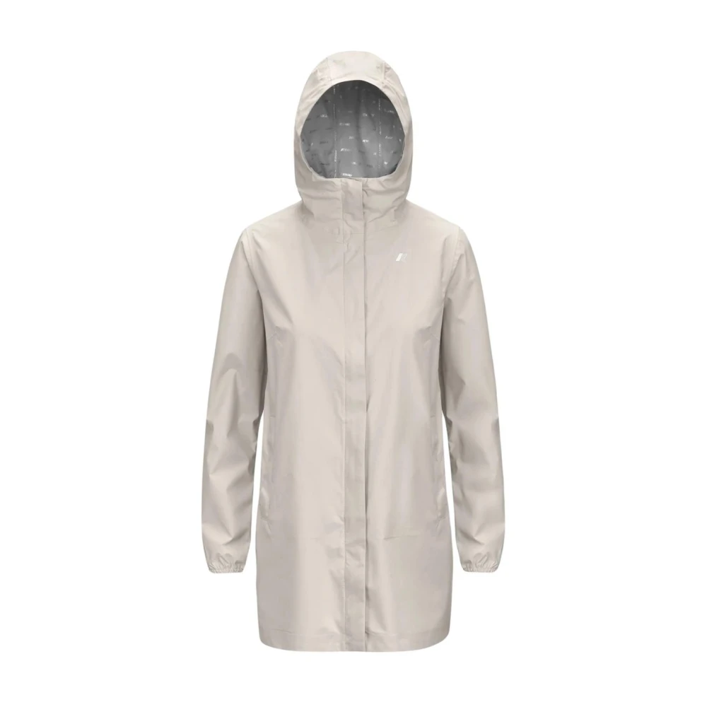 K-Way Donna Beige Giacche, S, New,