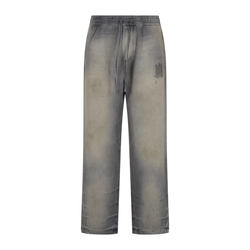 Amiri Gray Straight Fit Jeans, Male, L, Relaxed Baggy Jean