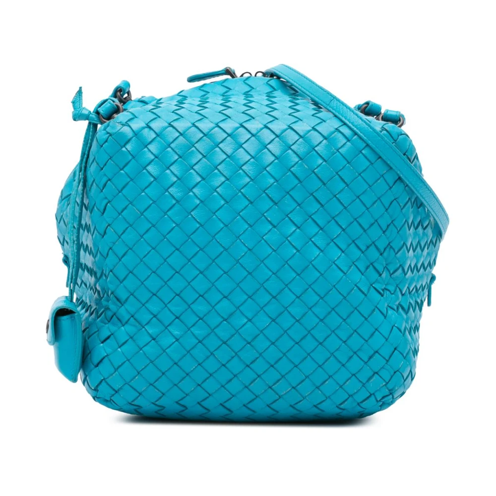 Bottega Veneta Vintage Donna Blu Pre-Owned, Taglia Unica, Used,