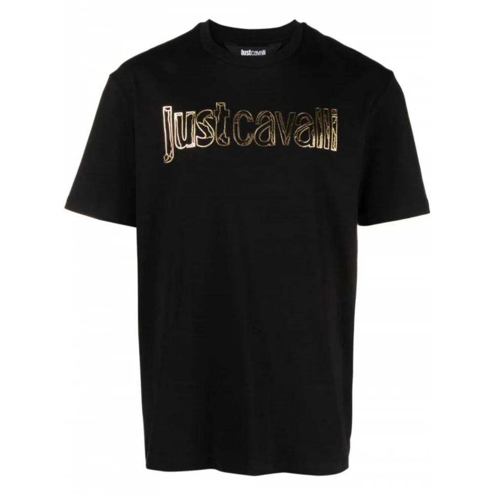 Roberto Cavalli Heren T-shirt Zwart Polos Black Heren