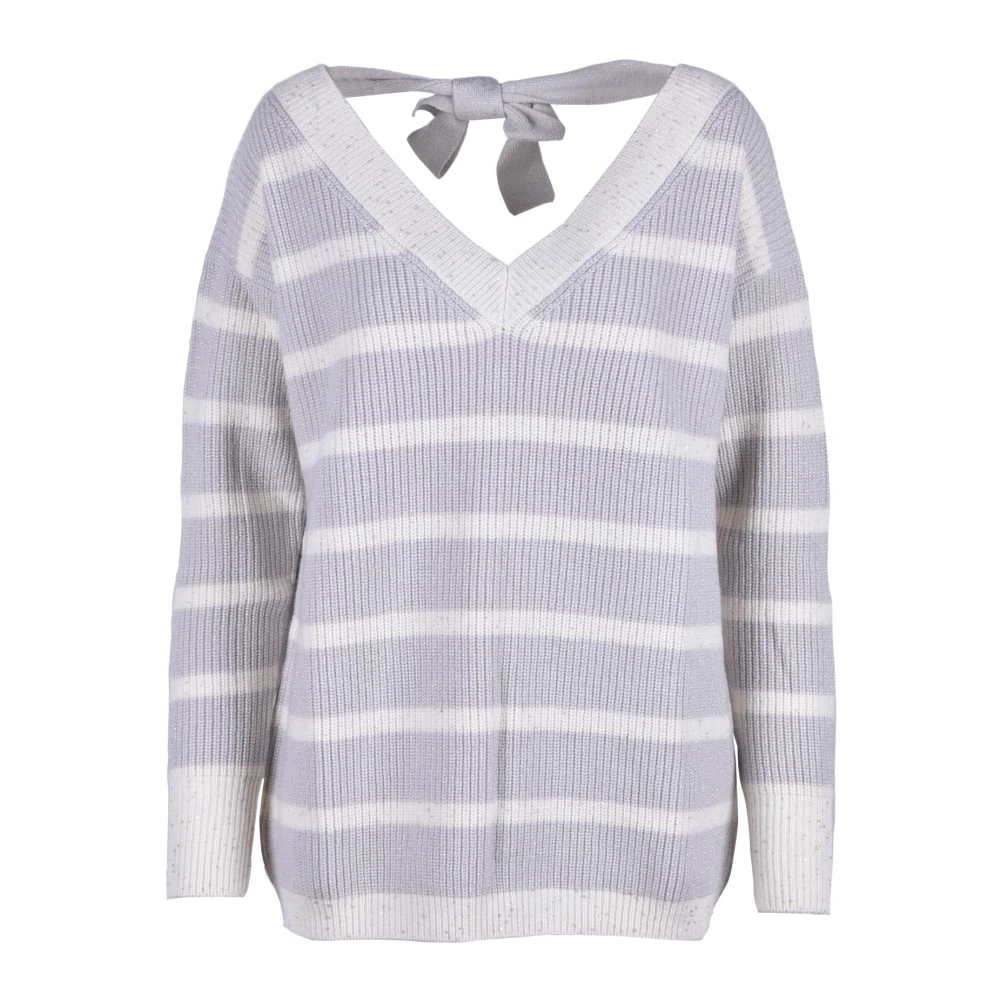 Knitwear > V-neck Knitwear - - Lorena Antoniazzi - Modalova